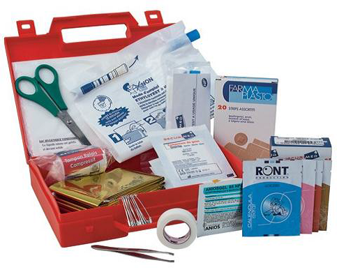 Trousse de secours véhicule plastique