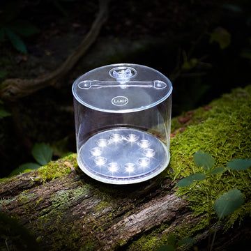 Lampe solaire gonflable et étanche avec ou sans chargeur mobile intégré